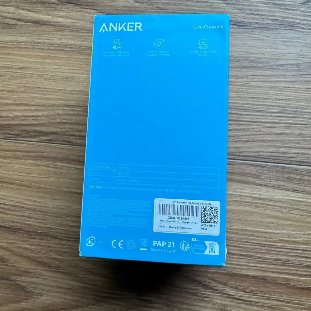 NIB Sealed Anker MagSafe Ultra-Fast Qi2 Charging Stand